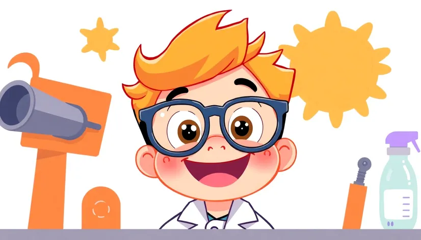 scientist kid with glasses