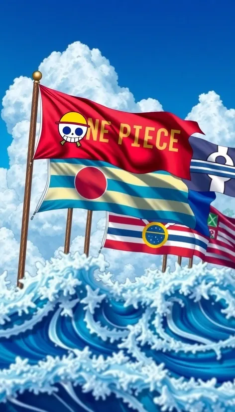 one piece flags