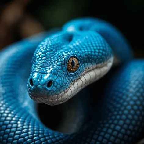 blue snake