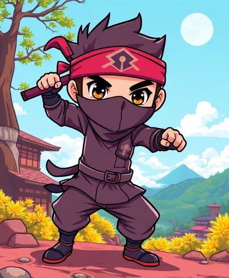 cartoon ninja