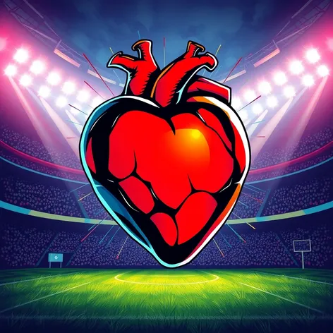 football heart