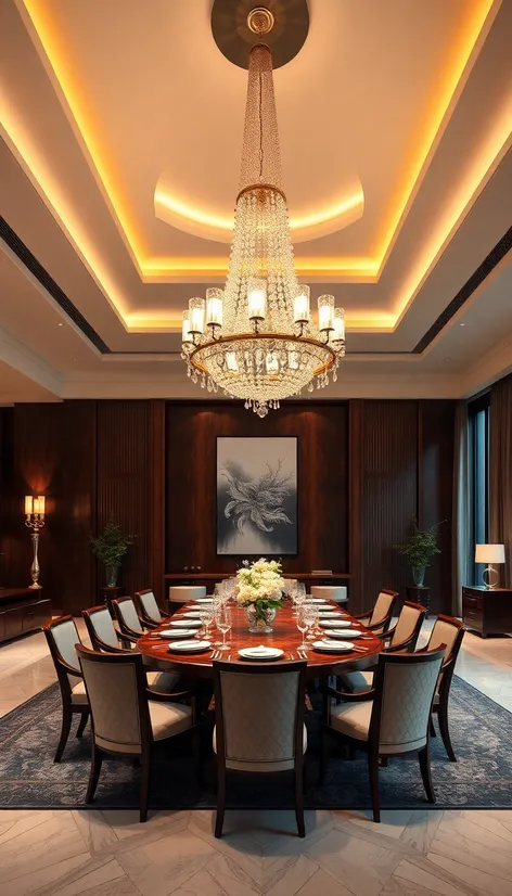 big dining room interior