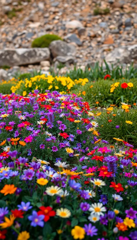 rock flower beds