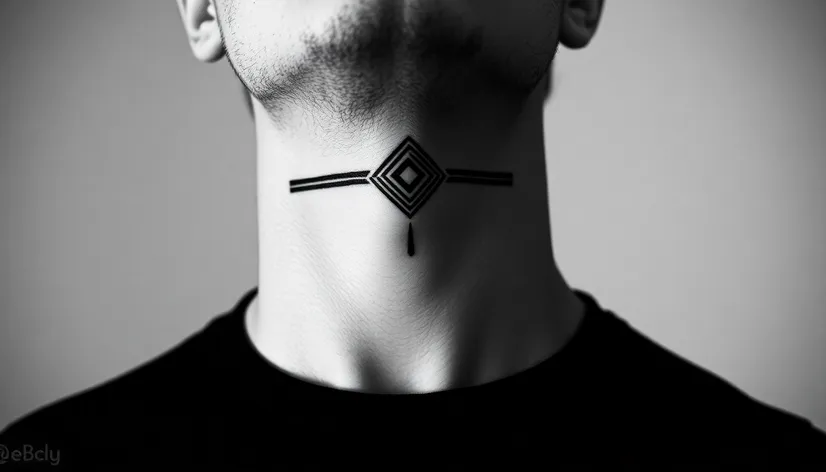 neck tattoo ideas men