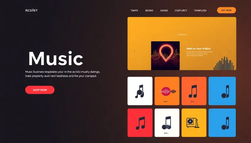 music business templates .zip