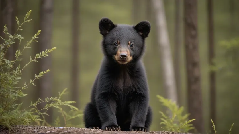 baby black bear