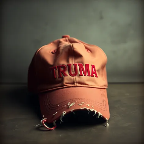 tattered maga hat