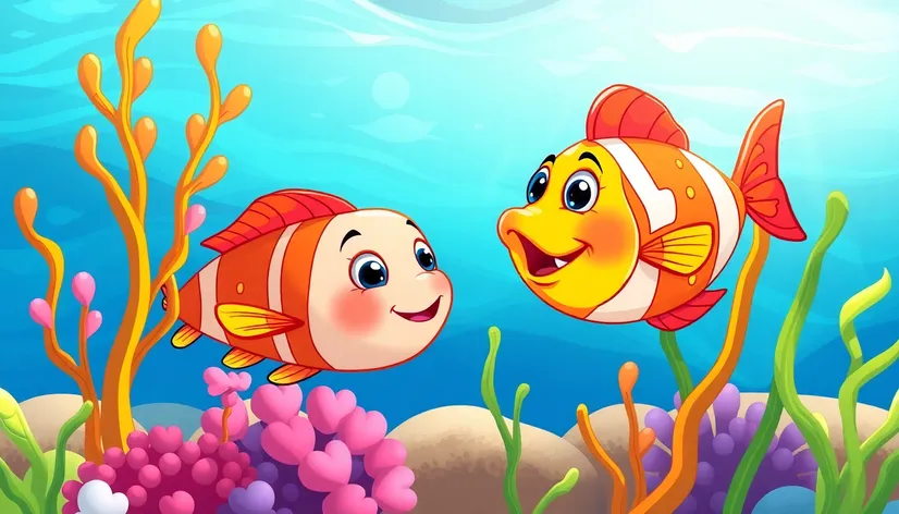 ocean background cartoon