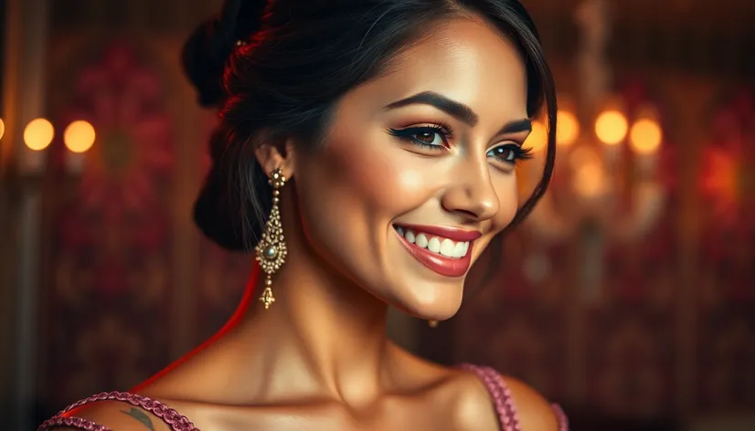 beautiful women smile