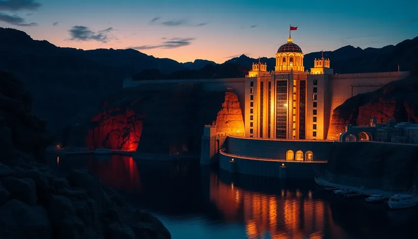 art deco hoover dam