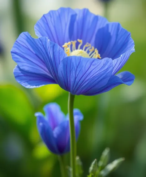 blue pea flower transparent