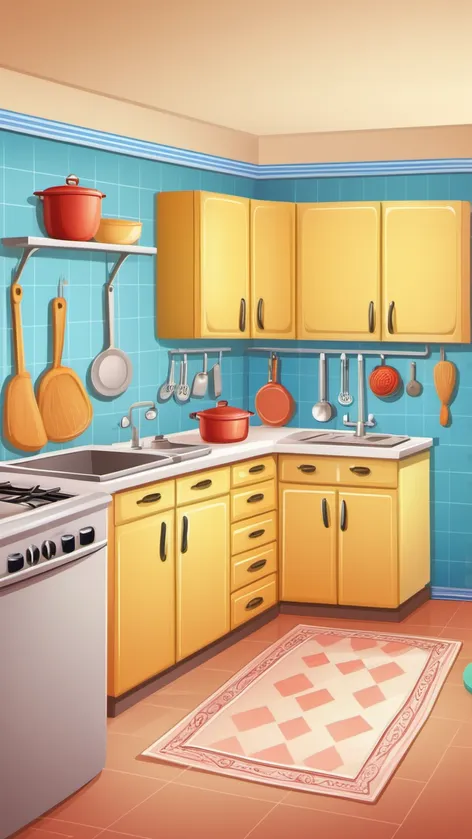 cartoon kitchen