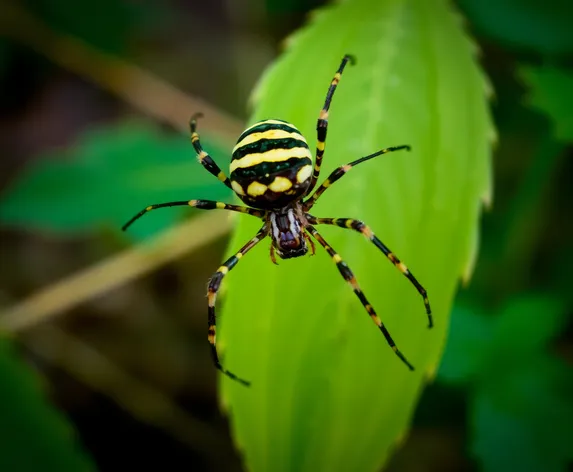 banded garden spider