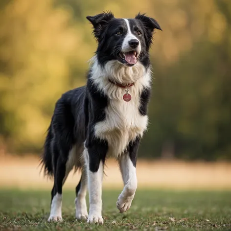 Male border collie standing