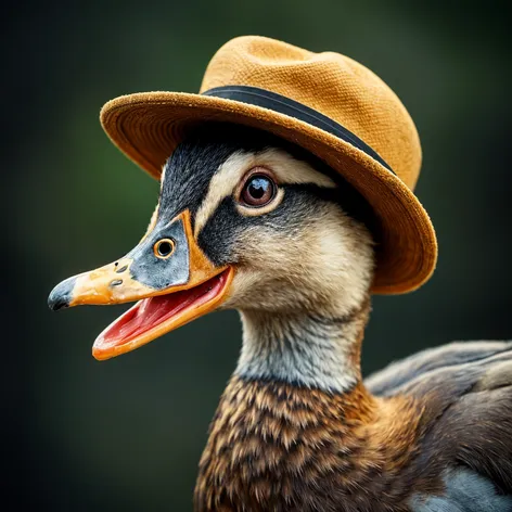 duck with hat