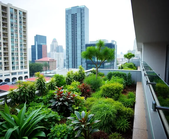 rooftop garden coating diagram