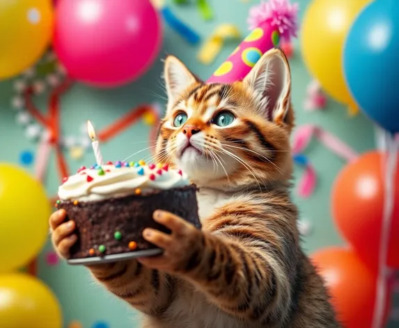 cat birthday meme