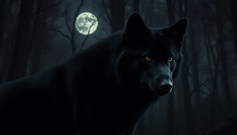 black wolf feed