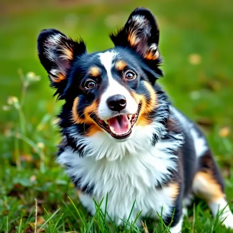 blue merle corgi