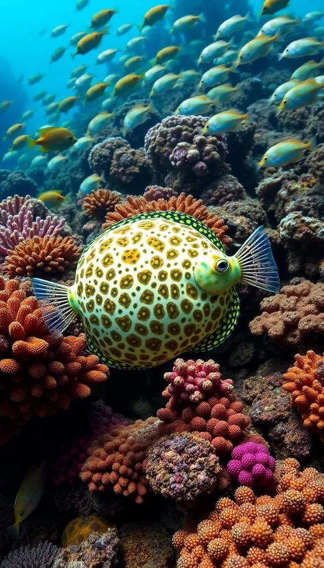 green spotted puffer