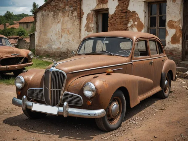 rusty car