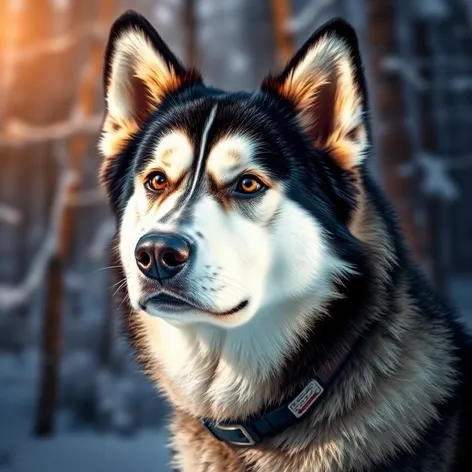 siberian husky and labrador