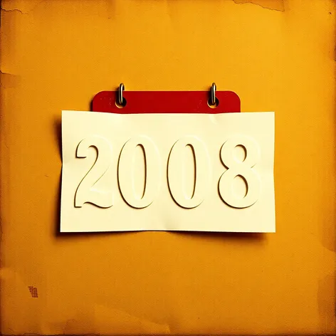 2008 calendar