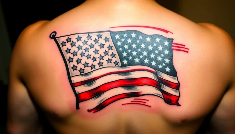 tattoo usa flag