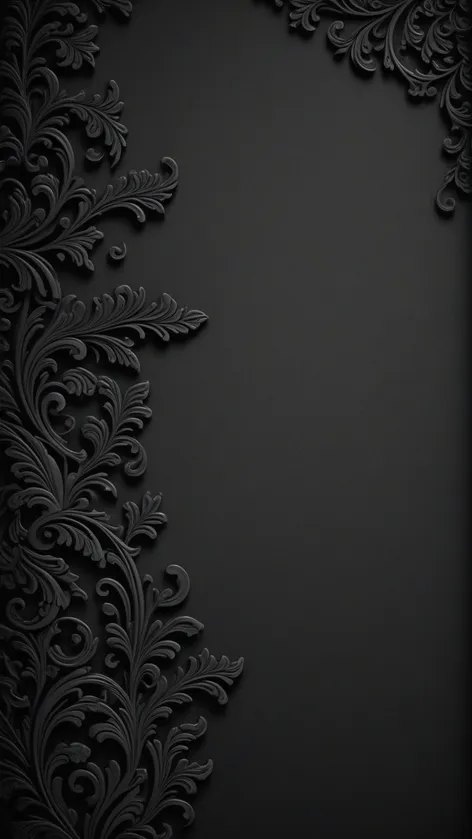 black header