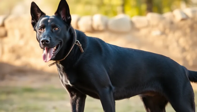 black labrador german shepherd