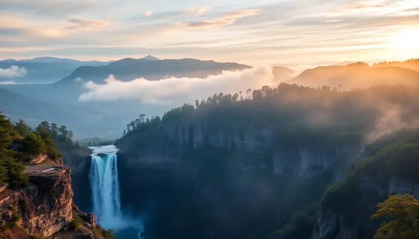 amacolla falls drawing blue