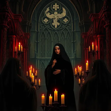 gothic nun art