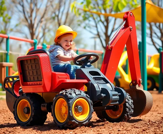 children's ride on excavator