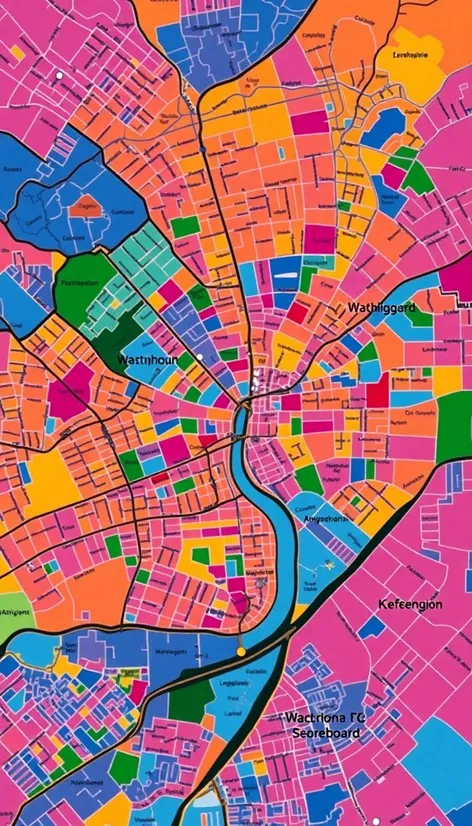 washington dc neighborhoods map