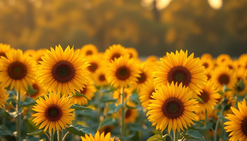 field of sunflowers