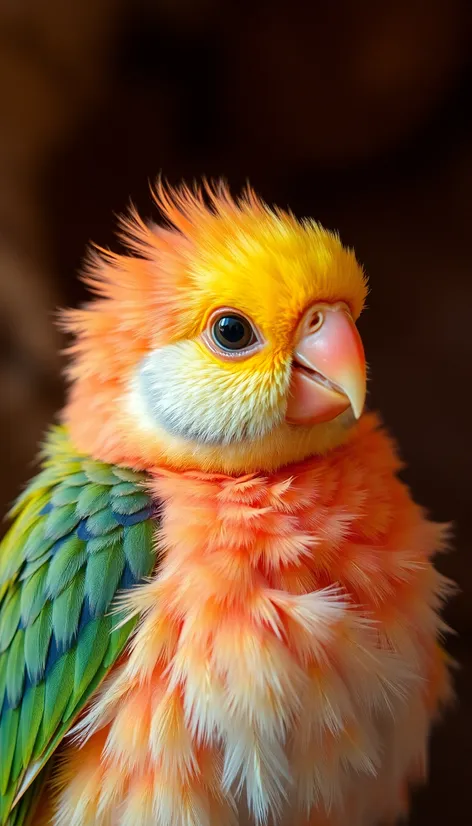 amadine parrot hatchling