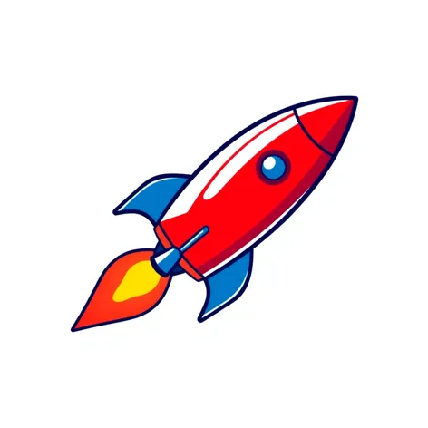 easy drawing rocket