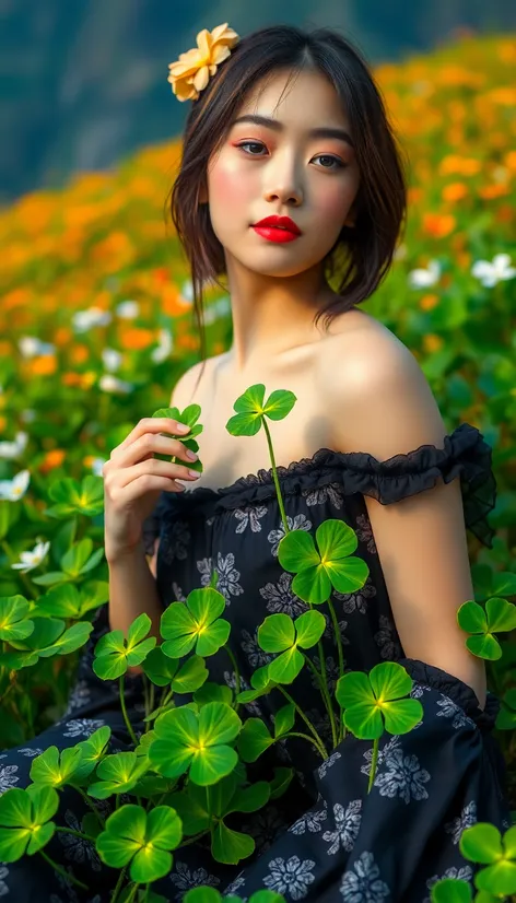 asian model clover