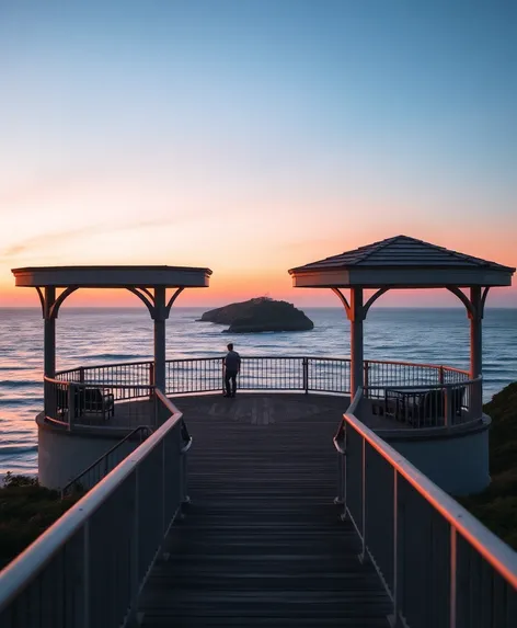 ocean viewing pavilion long