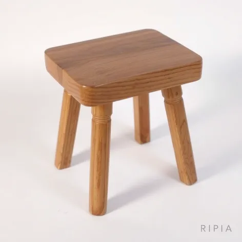 small wood stool