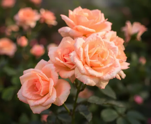 peach colour roses