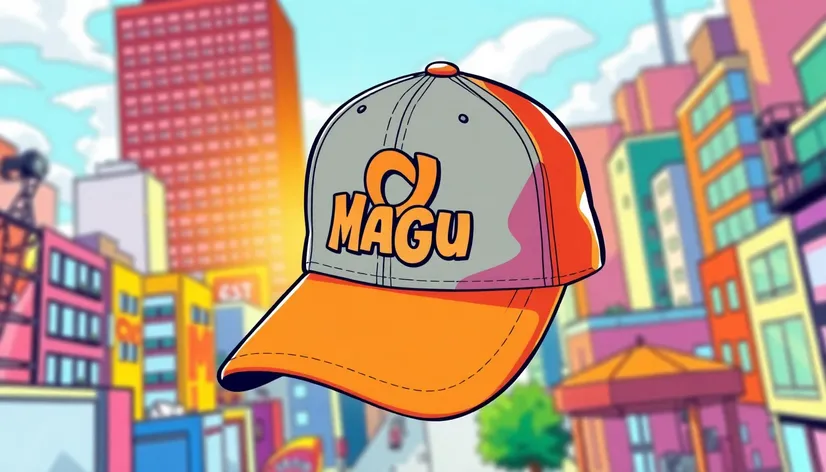 cartoon maga ball cap