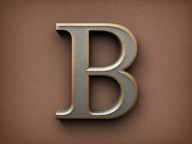 block letter b