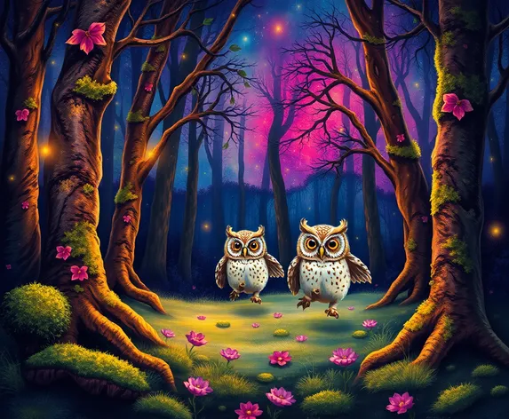 owls running