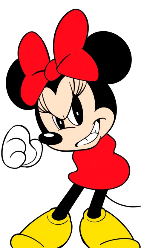 minnie mouse angry