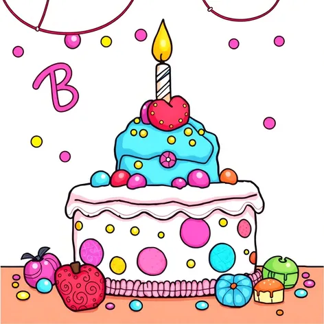 coloring pages for birthday