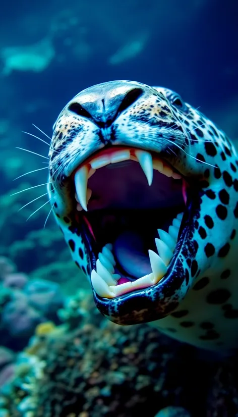 leopard seal teeth