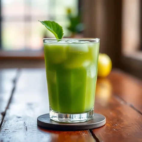 green apple juice