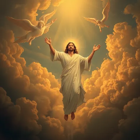 images of jesus ascending