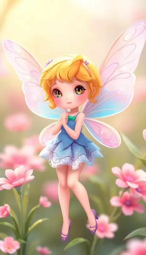 beautiful fairy cartoon